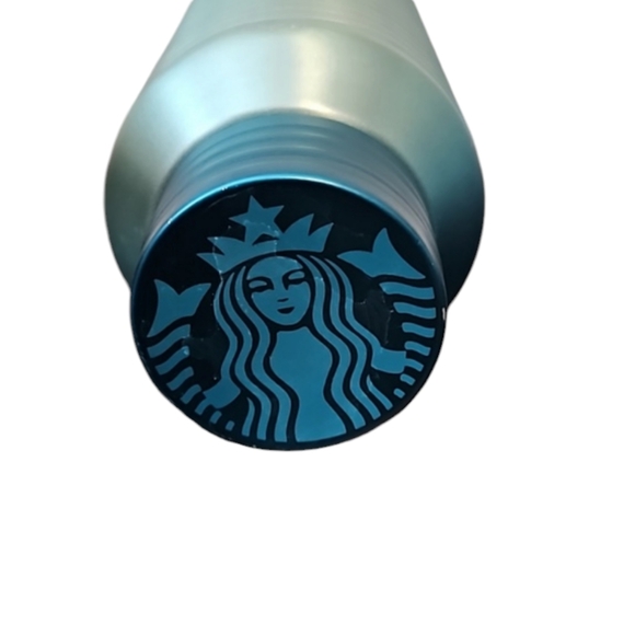 🔴SALE Starbucks 2022 Green Ombre Vacuum Insulated Tumbler, Twist Top, 20 oz - Picture 2 of 10